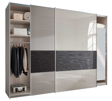 Modern space-saving sliding door wardrobe, ideal for apartments; affordable and available in Coimbatore, Ooty, Mettupalayam, Tiruppur, Erode, Salem, and Pollachi – perfect for compact urban living.